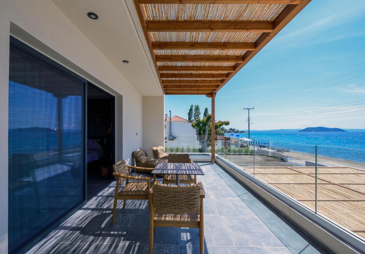 Amyntas Seafront Hotel Neos Marmaras Bagian luar foto