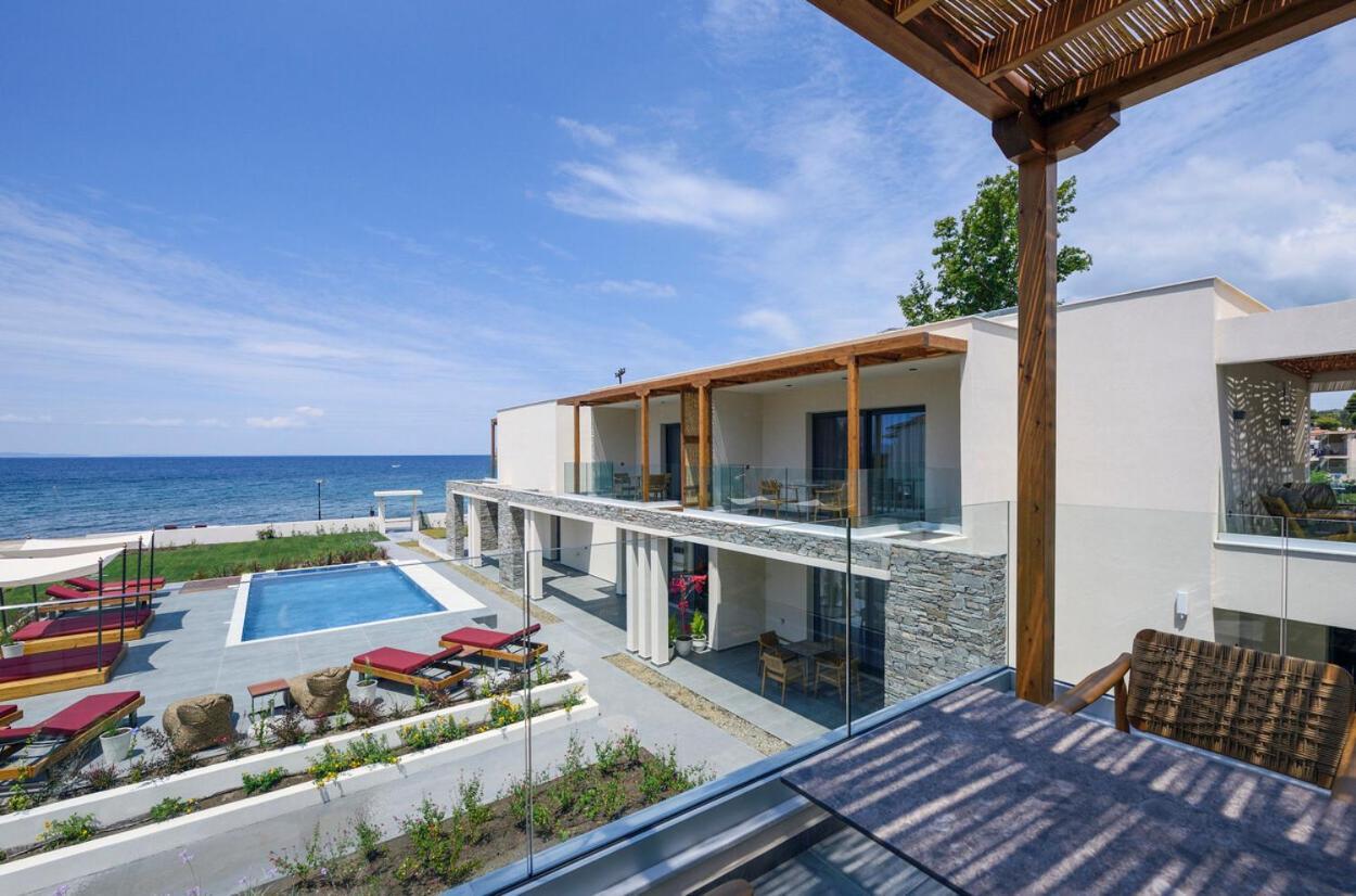 Amyntas Seafront Hotel Neos Marmaras Bagian luar foto